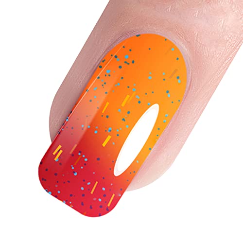 Vishine UV Nagellack Shellac UV LED Gel auflosbarer Thermo Effekt Nagellack Farbwechsel Thermo Gel 8ml 5759 von Vishine