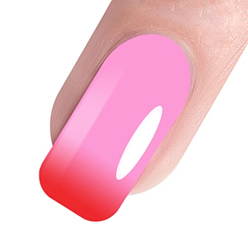 Vishine UV Nagellack Thermo Gel Gellack Farbe Nail Polish Chameleon 2 Farben Chameleon Temperature Gel Gelnägel UV LED Soak Off 1Stück 8ml (5707) von Vishine