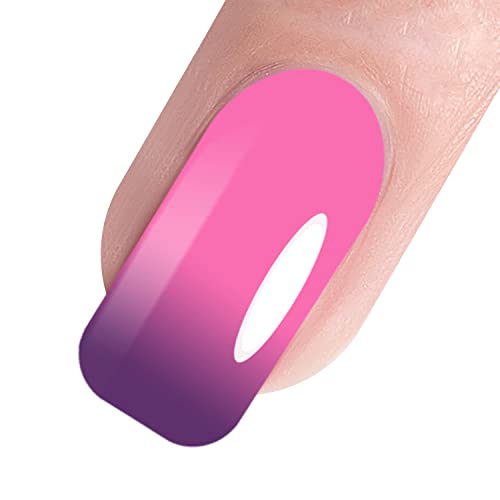 Vishine UV Nagellack Thermo Gel Gellack Farbe Nail Polish Chameleon 2 Farben Chameleon Temperature Gel Gelnägel UV LED Soak Off 1Stück 8ml (5708) von Vishine