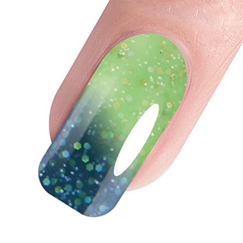 Vishine UV Nagellack Thermo Gel Gellack Farbe Nail Polish Chameleon 2 Farben Chameleon Temperature Gel Gelnägel UV LED Soak Off 1Stück 8ml (5725) von Vishine