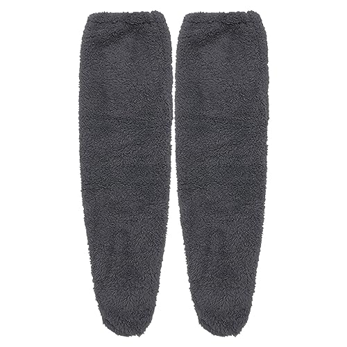 Slipper-Socken für Damen, rutschfeste Heimsocken, superdicke thermische Flauschsocken, weich, flauschig, warm, niedliche Plüschsocken, winterwarme flauschige Socken von Visiblurry