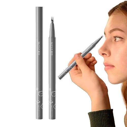 Unterer Wimpernstift mit doppelter Spitze - Eyeliner-Stift, wasserfest, wischfest, unterer Wimpernstift - Eye Liner Super Slim für Augen-Make-up, natürlicher Stift für die unteren Wimpern, Visiblurry von Visiblurry