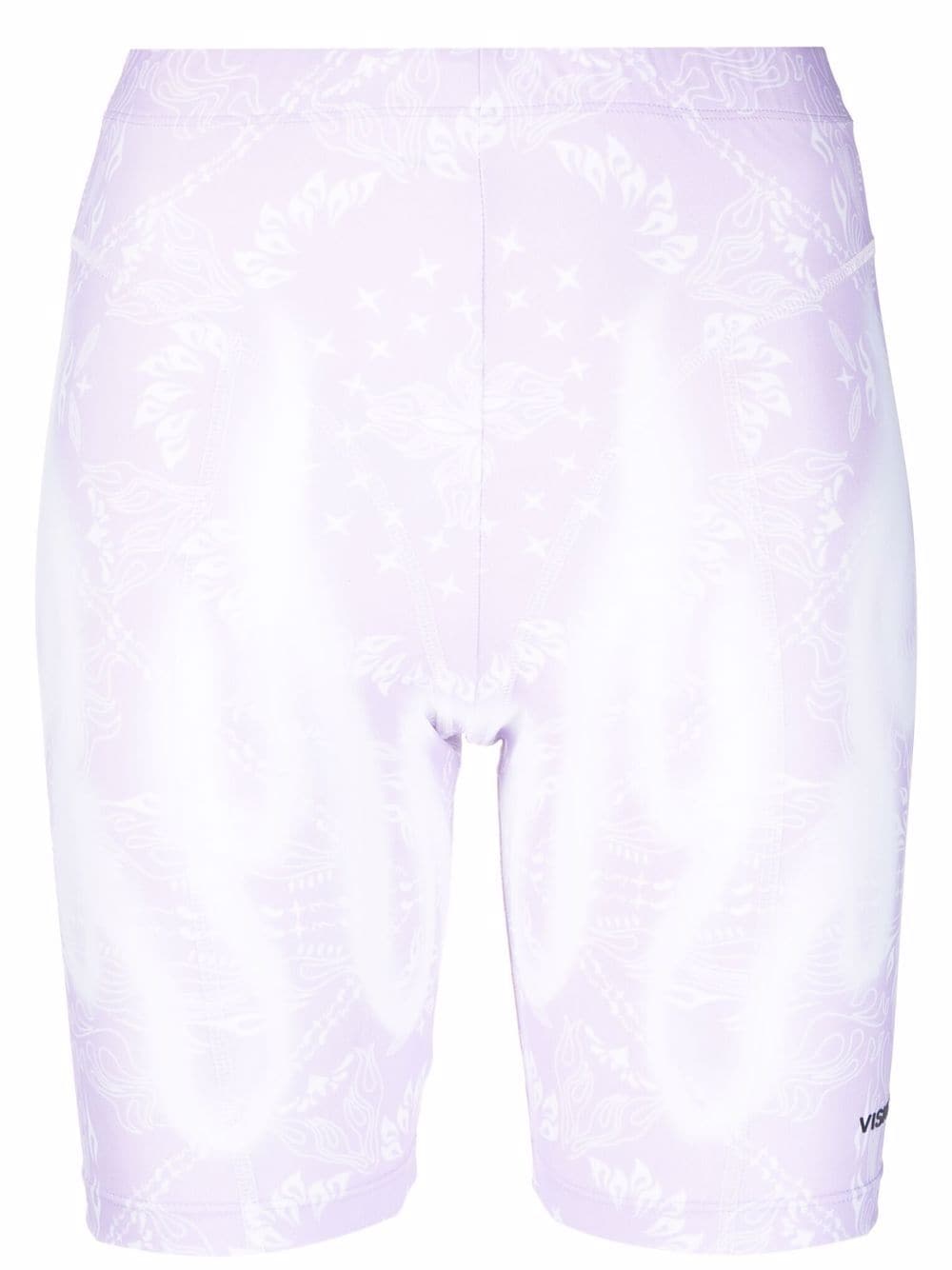 Vision Of Super Radlerhose mit abstraktem Print - Violett von Vision Of Super