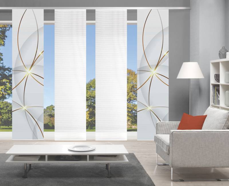 Vision S Schiebegardine "BLINKI" Paneelwagen 1 Stk. tlg. DIGITALDRUCK von Vision S