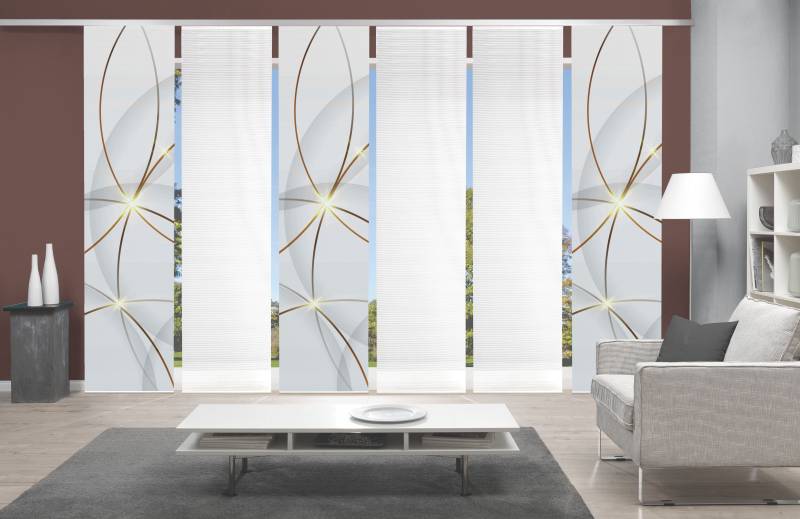 Vision S Schiebegardine "BLINKI" Paneelwagen 1 Stk. tlg. DIGITALDRUCK von Vision S