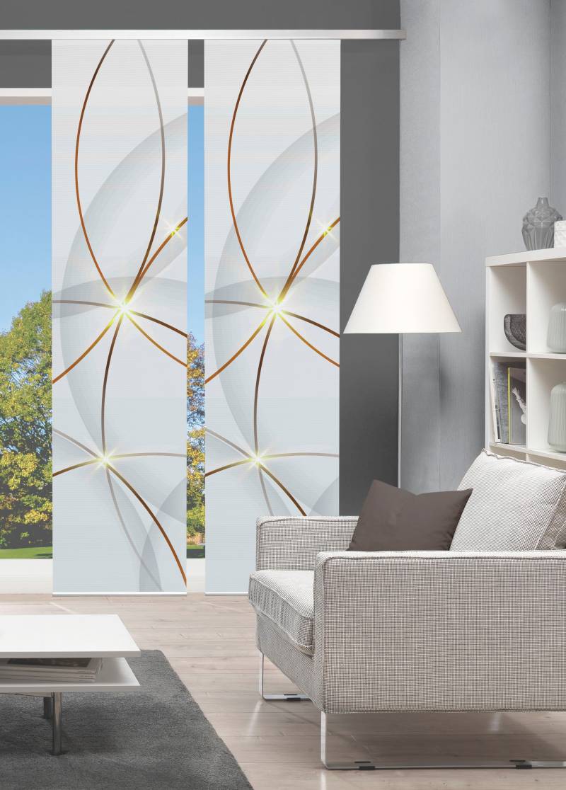 Vision S Schiebegardine "BLINKI" Paneelwagen 1 Stk. tlg. DIGITALDRUCK von Vision S