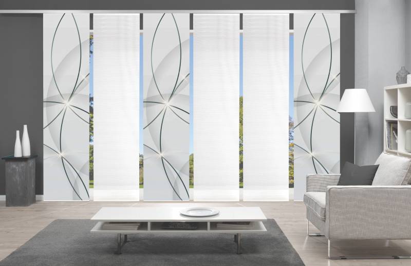 Vision S Schiebegardine "BLINKI" Paneelwagen 1 Stk. tlg. DIGITALDRUCK von Vision S