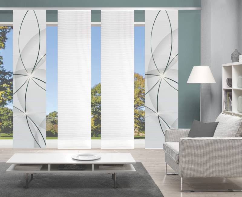 Vision S Schiebegardine "BLINKI" Paneelwagen 1 Stk. tlg. DIGITALDRUCK von Vision S