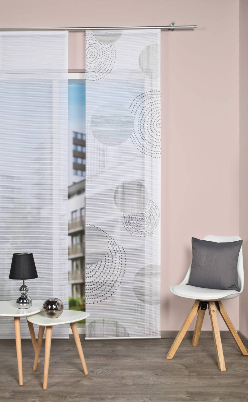 Vision S Schiebegardine "NEOMI" Paneelwagen 1 Stk. tlg. HxB: 260x60, Schiebevorhang Bambusoptik Digitaldruck von Vision S