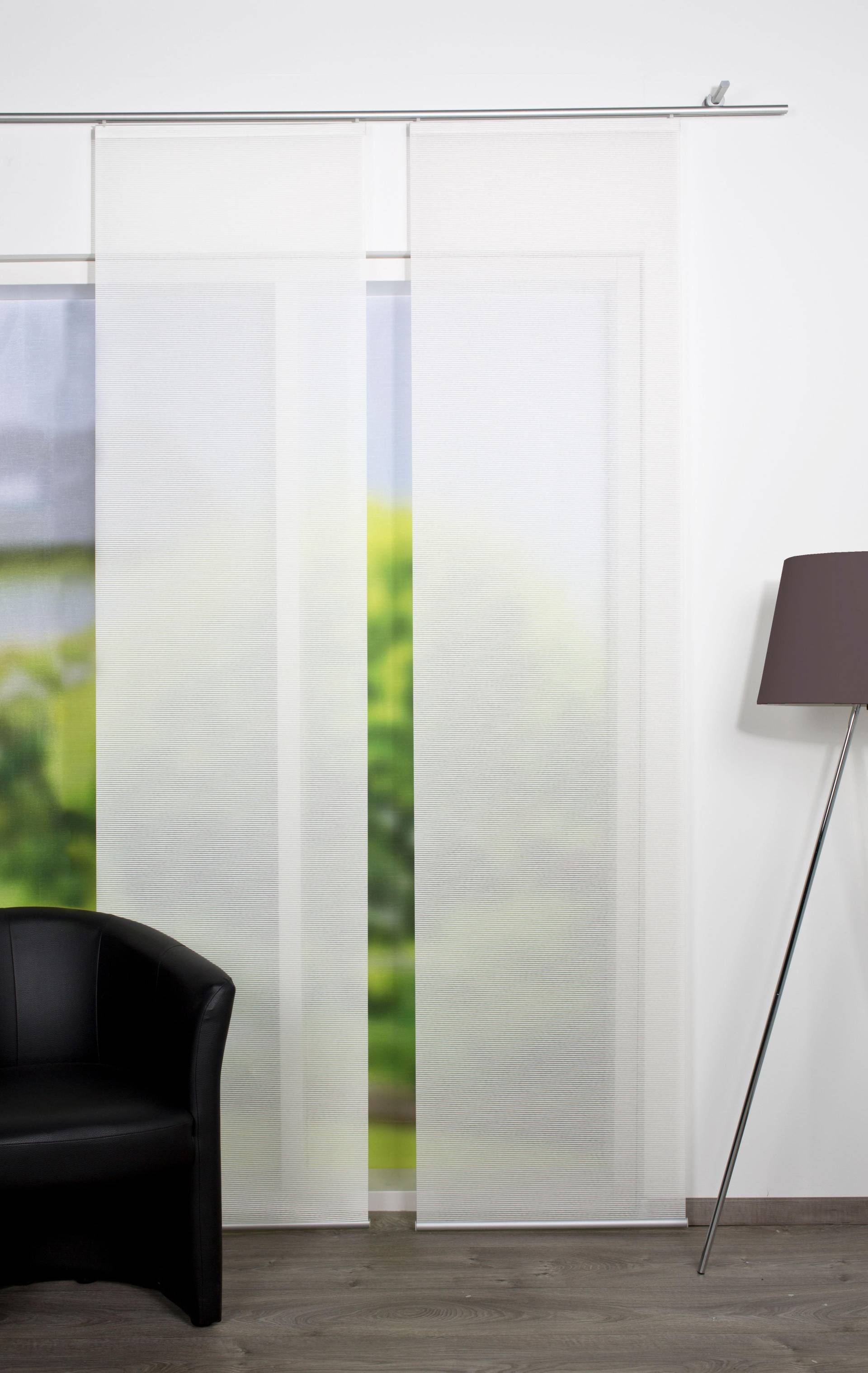 Vision S Schiebegardine "ROM" Paneelwagen 1 Stk. tlg. HxB: 260x60, Schiebevorhang Bambusoptik Digitaldruck von Vision S