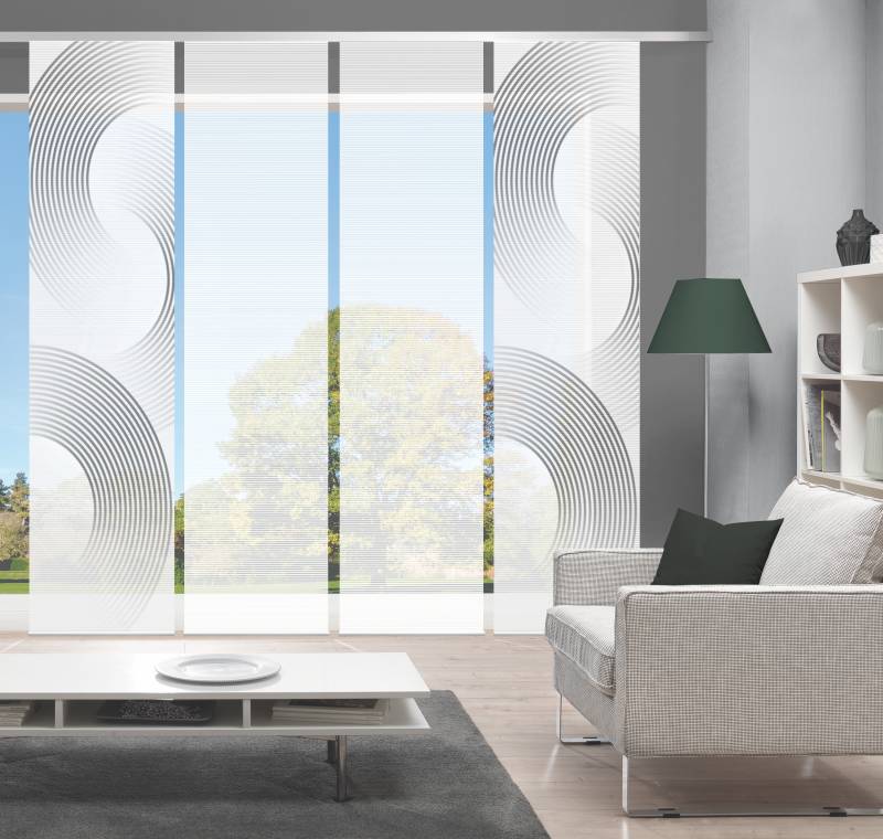 Vision Schiebegardine "BEXON" Paneelwagen 4 Stk. tlg. SET,SCHIEBEVORHANG,BAMBUS,DIGITALDRUCK von Vision