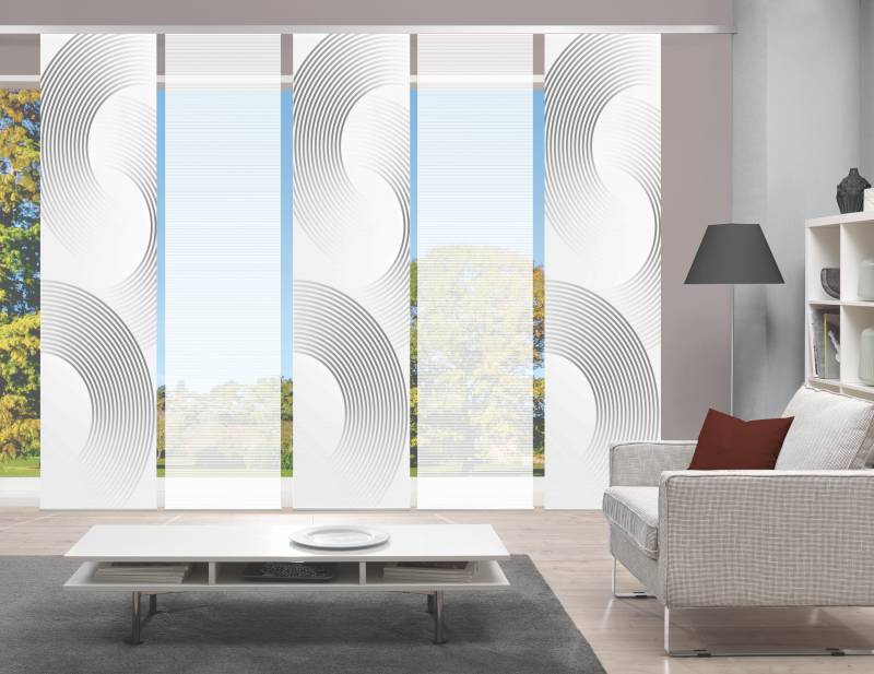 Vision Schiebegardine "BEXON" Paneelwagen 5 Stk. tlg. SET,SCHIEBEVORHANG,BAMBUS,DIGITALDRUCK von Vision