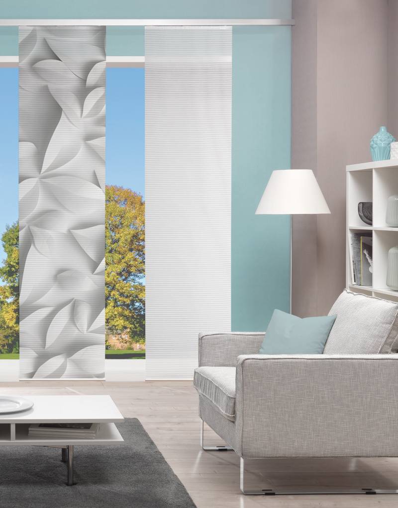 Vision Schiebegardine "FLYNN" Paneelwagen 1 Stk. tlg. SCHIEBEVORHANG, BAMBUS, DIGITALDRUCK von Vision