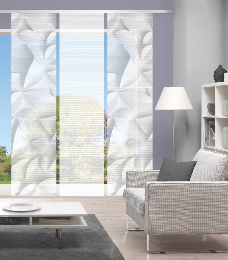 Vision Schiebegardine "FLYNN" Paneelwagen 3 Stk. tlg. SET,SCHIEBEVORHANG,BAMBUS,DIGITALDRUCK von Vision