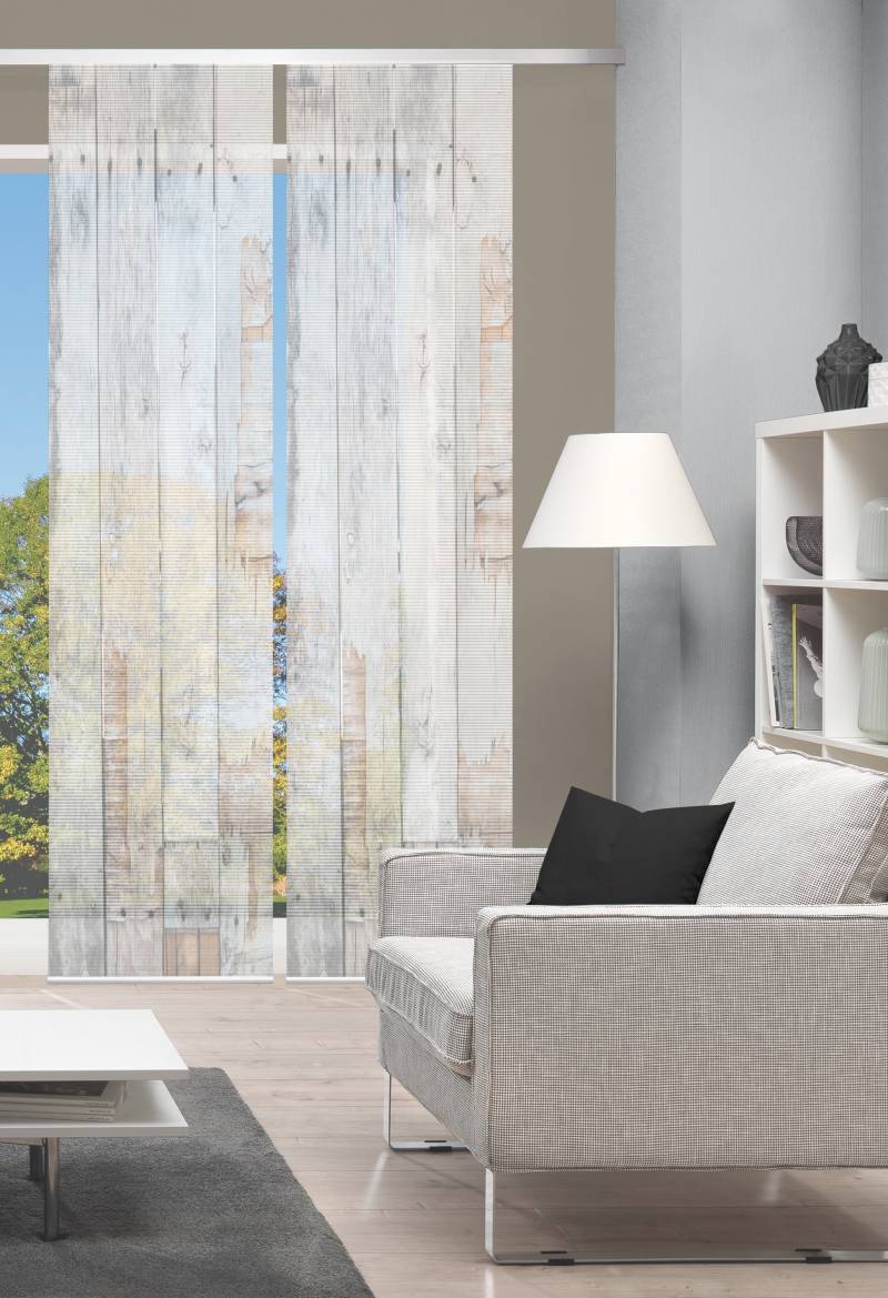 Vision Schiebegardine "LIZZA" Paneelwagen 2 Stk. tlg. SET,SCHIEBEVORHANG,BAMBUS,DIGITALDRUCK von Vision