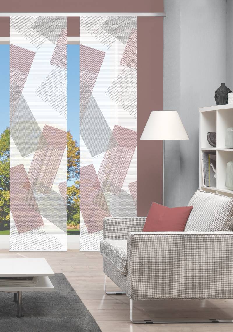 Vision Schiebegardine "NAYAH" Paneelwagen 2 Stk. tlg. SET,SCHIEBEVORHANG,BAMBUS,DIGITALDRUCK von Vision