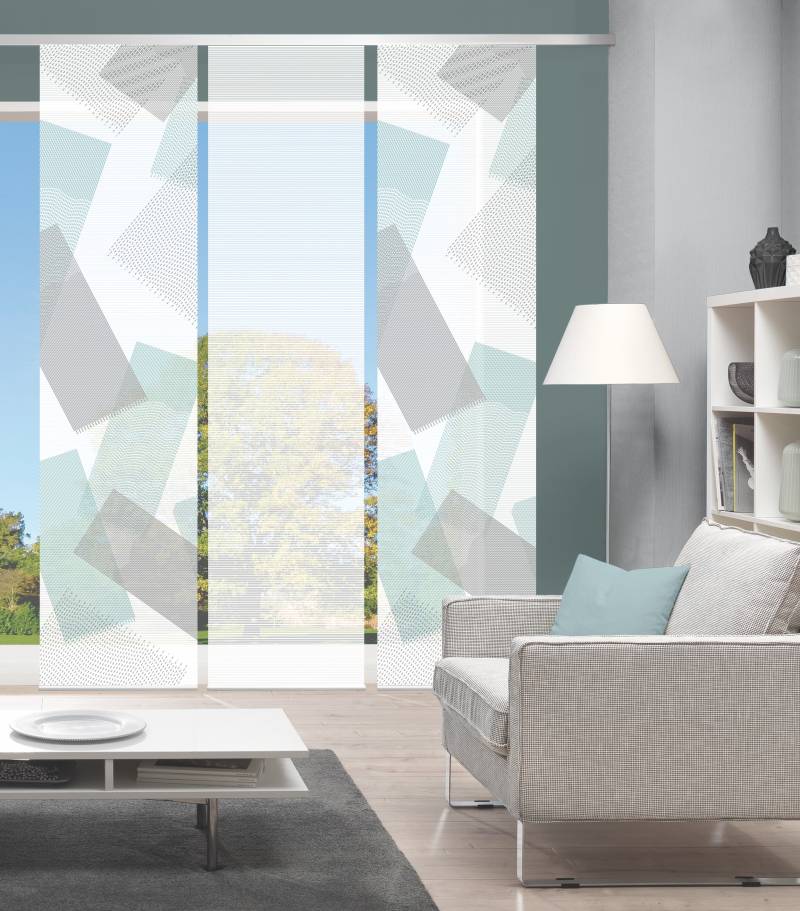 Vision Schiebegardine "NAYAH" Paneelwagen 3 Stk. tlg. SET,SCHIEBEVORHANG,BAMBUS,DIGITALDRUCK von Vision