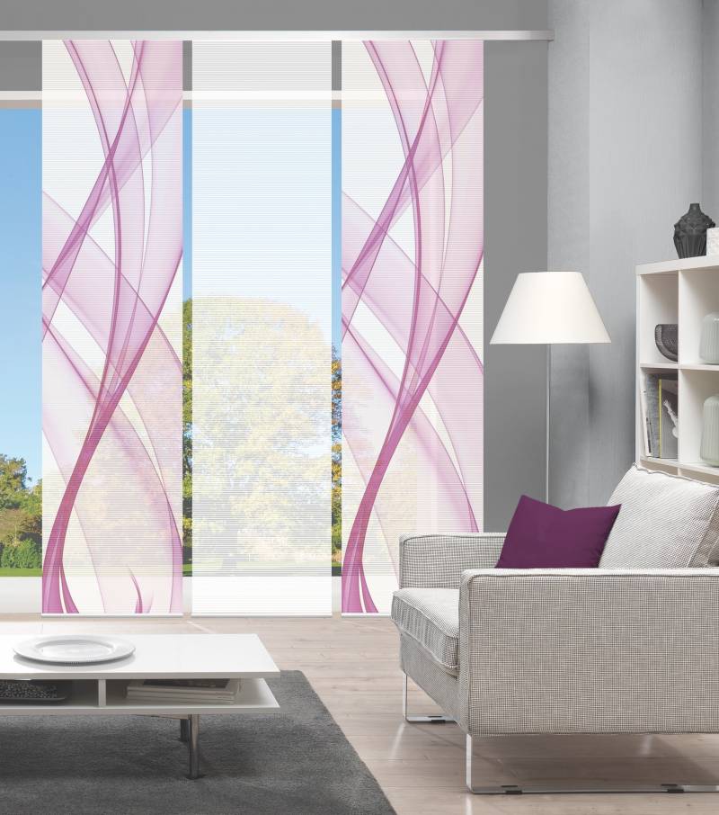 Vision Schiebegardine "PACOLIA" Paneelwagen 3 Stk. tlg. SET,SCHIEBEVORHANG,BAMBUS,DIGITALDRUCK von Vision