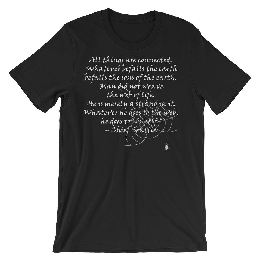 Alle Dinge Sind Verbunden, Web Of Life, Chief Seattle, Zitat Shirt, Sagen Inspirierende Zitat, Natur Leben Geschenk Alle Dinge Sind Verbunden, Web Of Life, Chief Seattle, Zitat Shirt, Sagen Inspirierende Zitat, Natur Leben Geschenk von VisionQuestOutdoors