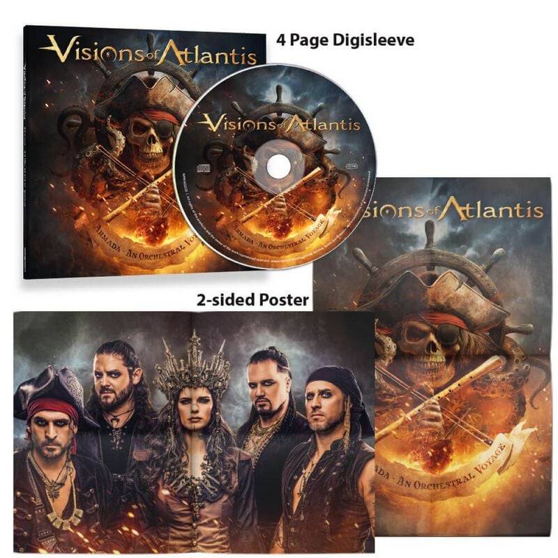 Armada - An Orchestral Voyage von Visions Of Atlantis - CD (Digisleeve) von Visions Of Atlantis