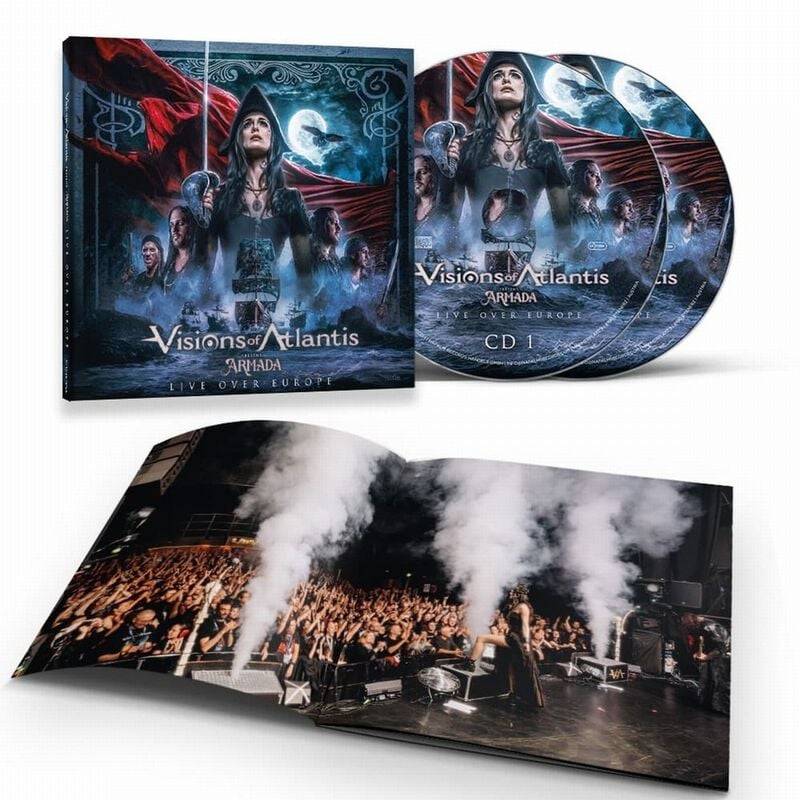 Visions Of Atlantis Armada live over Europe CD multicolor von Visions Of Atlantis