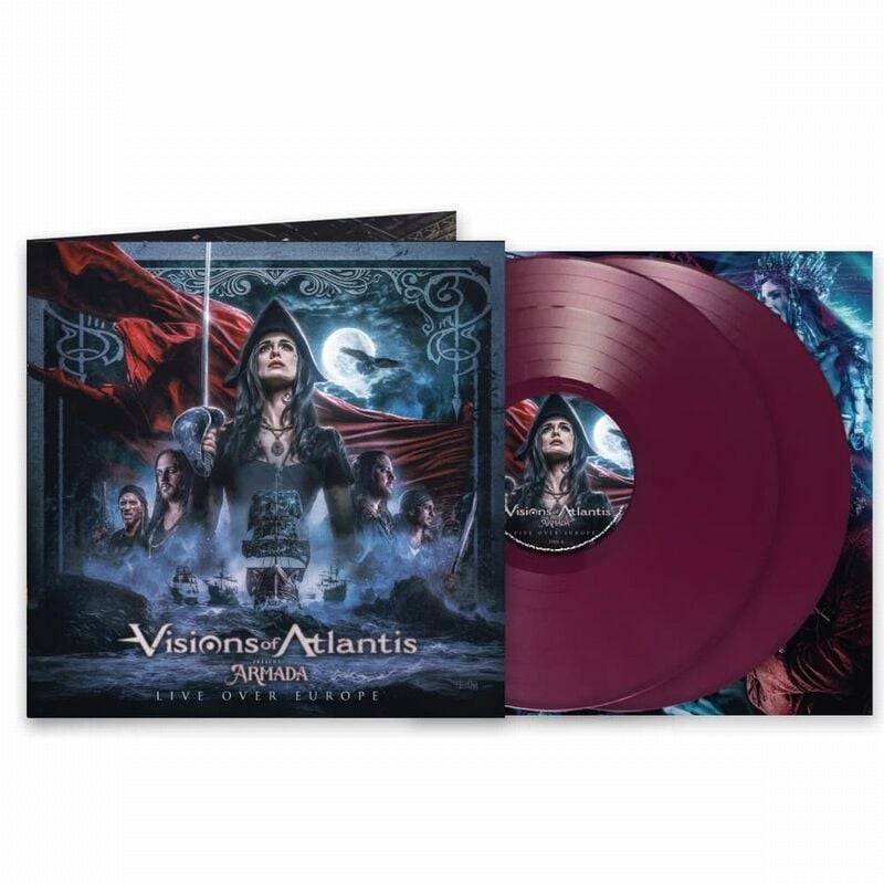 Visions Of Atlantis Armada live over Europe LP multicolor von Visions Of Atlantis