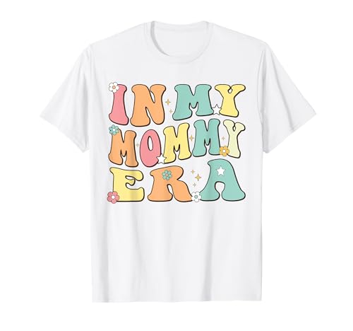 Funny In My Mommy Era Baby Ankündigung für Mama Groovy Retro T-Shirt von Visit Era Family shop
