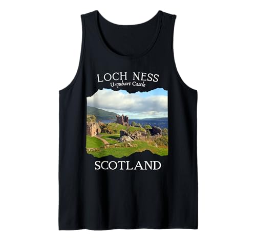 Schottland Loch Ness Urquhart Castle Tourist Andenken Kinder Tank Top von Visit Scotland Memorabilia Photography Lake Loch