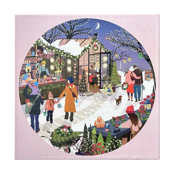 Vissevasse CHRISTMAS MARKET - rundes PUZZLE - 1000 Teile Vissevasse CHRISTMAS MARKET - rundes PUZZLE - 1000 Teile von Vissevasse