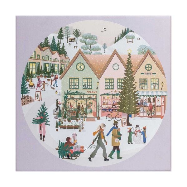 Vissevasse WHITE CHRISTMAS - rundes PUZZLE - 1000 Teile von Vissevasse