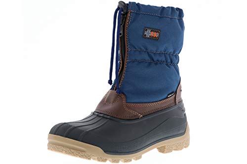 Vista Canada Polar Damen Winterstiefel Snowboots herausnehmbaren Thermo-TEX Innenschuhen blau, Größe:37/38, Farbe:Blau von Vista