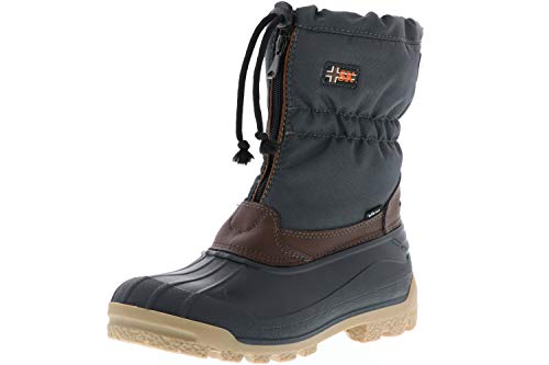 Vista Canada Polar Damen Herren Winterstiefel Snowboots Thermo-TEX Innenschuhe grau, Größe:41/42, Farbe:Grau von Vista