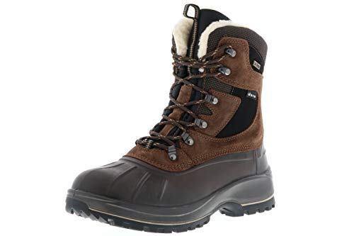 Vista Damen Herren Winterstiefel Snowboots braun, Größe:44, Farbe:Braun von Vista