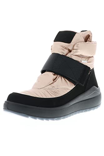 Vista Damen Kurzschaft Winterstiefel Snowboots Stiefeletten Tex-Membrane Rosegold/Bronze/rosa, Größe:37, Farbe:Bronze von Vista