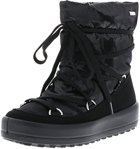 Vista Damen Kurzschaft Winterstiefel Stiefeletten schwarz, Größe:36, Farbe:Schwarz von Vista