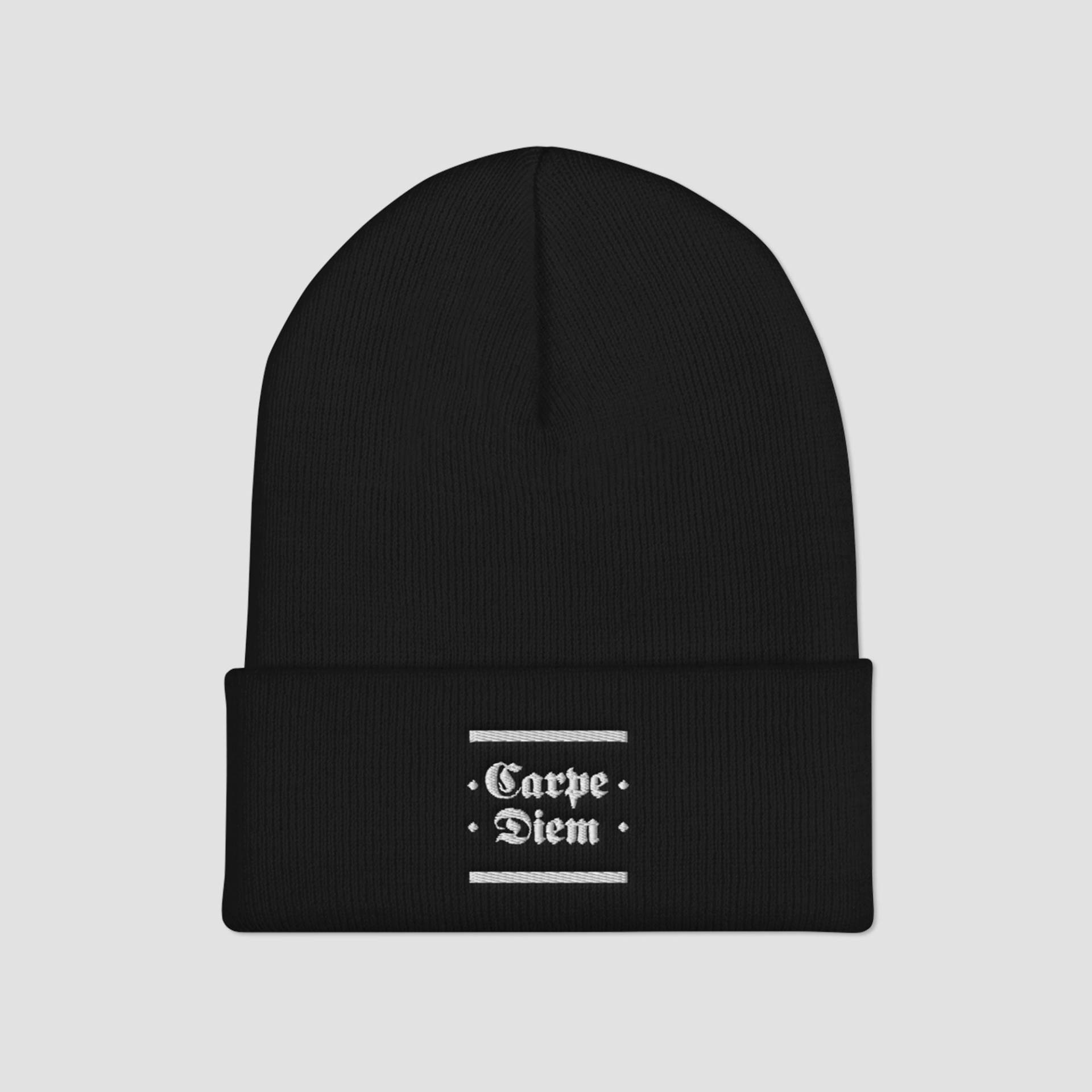 Carpe Diem | Nutze Den Tag Strickmütze - 2 Farbvarianten von VisualPOV