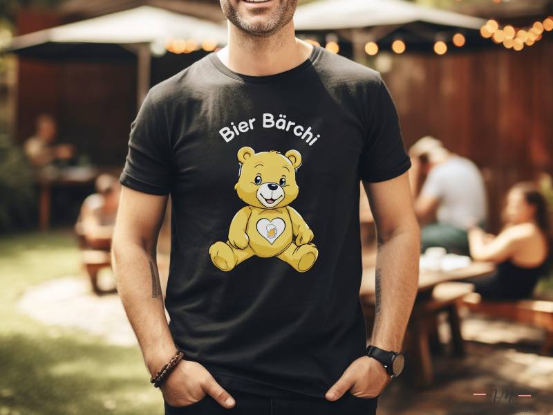 Bier Bärchi | Festival Shirt Glücksbärchi Männer Gruppenkostüm Für Karneval Jga Outfit Faschingkostüm Gruppe Alkohol T-Shirt Mann von VisualmotivationDE
