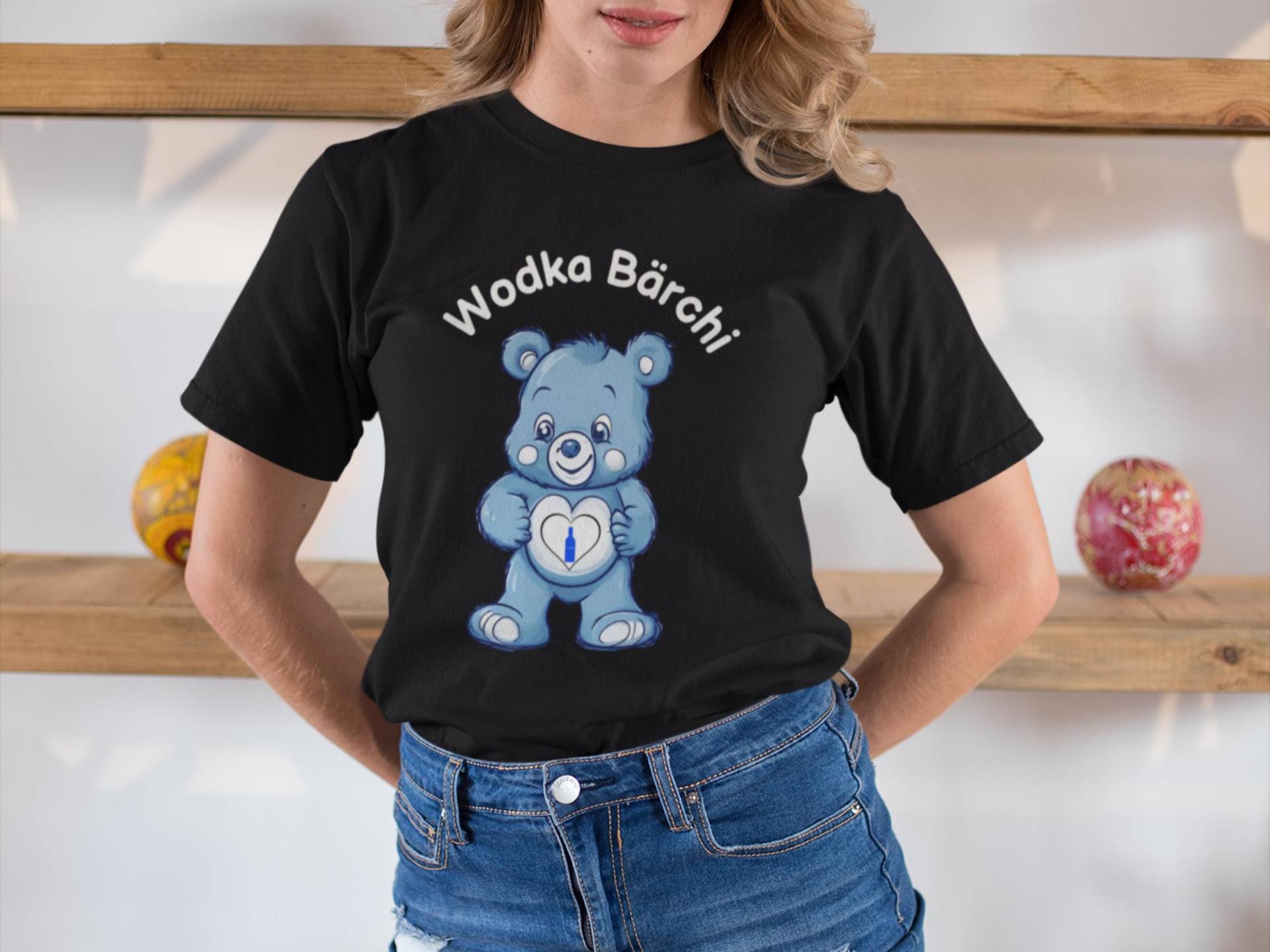 Wodka Bärchi | Festival Shirt Glücksbärchi Damen Gruppenkostüm Karneval Jga Outfit Faschingskostüm Gruppe Alkohol Gruppen T-Shirt von VisualmotivationDE