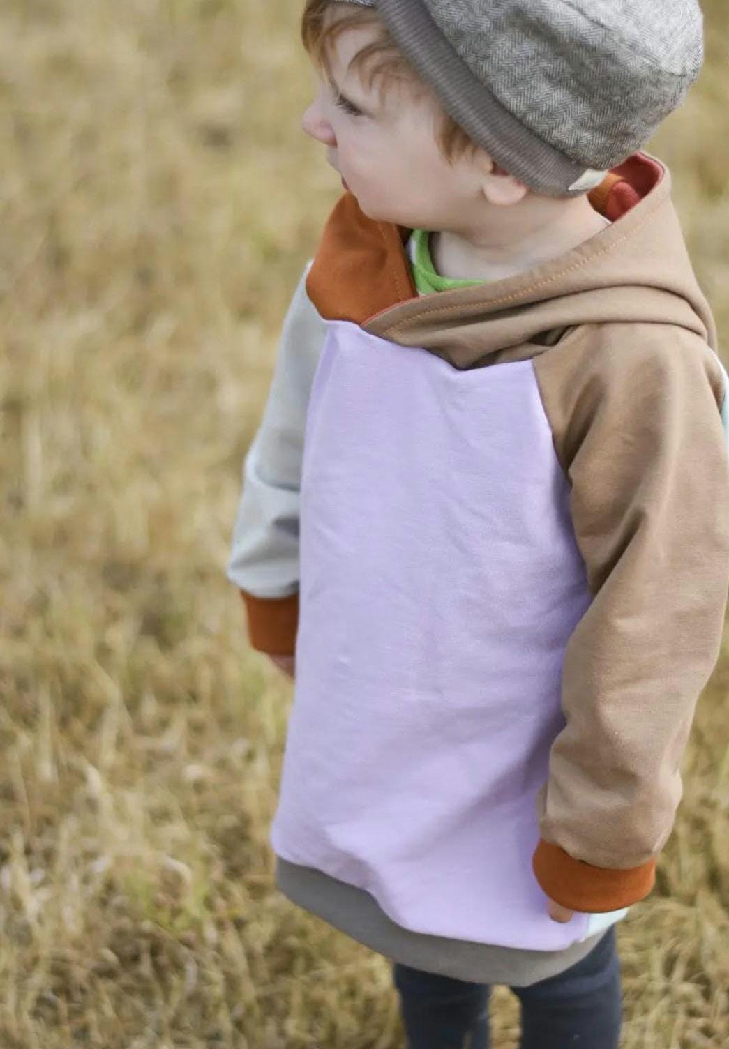 Visuell Design - Patchwork Sweat Shirt Bunt Farbenfroh Kinder von VisuellDesign