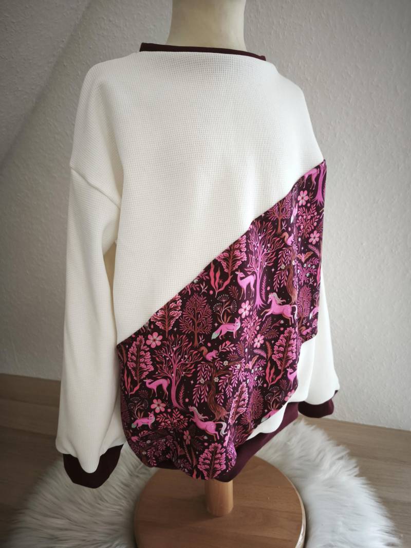 Visuell Design - Pullover Waffelstrick Blumen Kinder- Muster von VisuellDesign