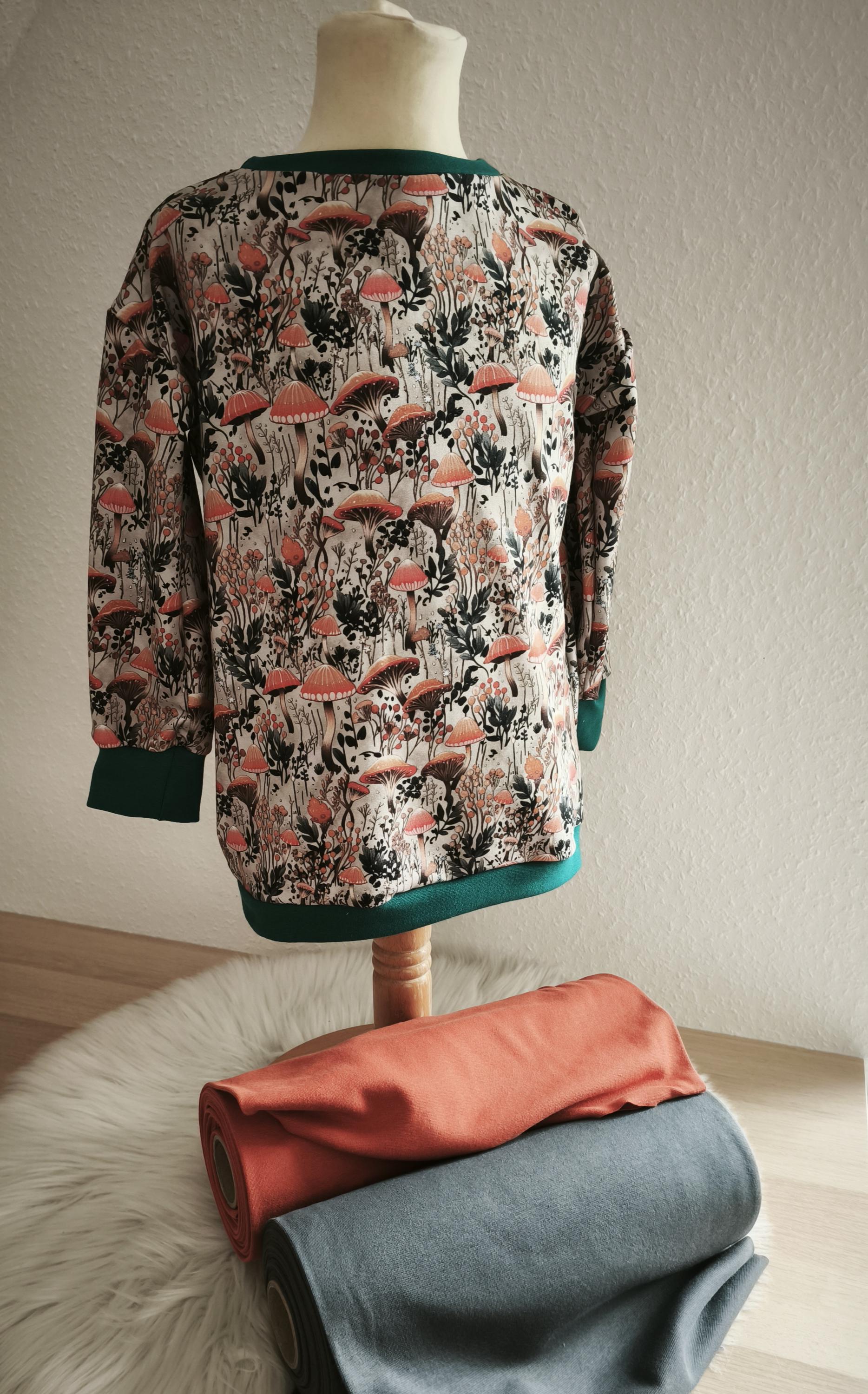 Visuell Design - Shirt Langarm Pilze Herbst von VisuellDesign