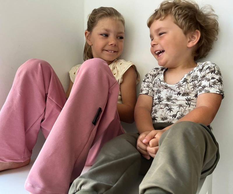 Visuell Design - Unifarben Sommersweat Sweathosen Zum Toben, Liebhaben Oder Kindergarten Ökotex Standard von VisuellDesign