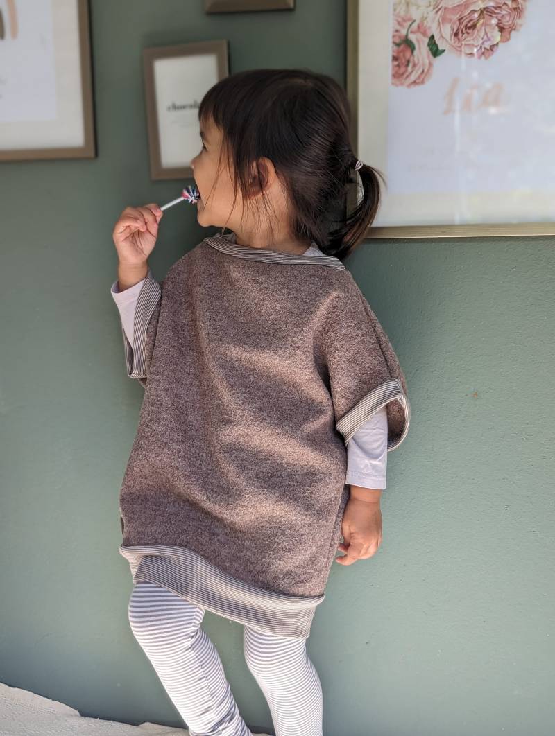 Visuell Design - Walkpullunder Überzieher Overshirt Walkloden Wollwalk Schurwolle Kochwolle Farbauswahl Gr. 68-134 von VisuellDesign