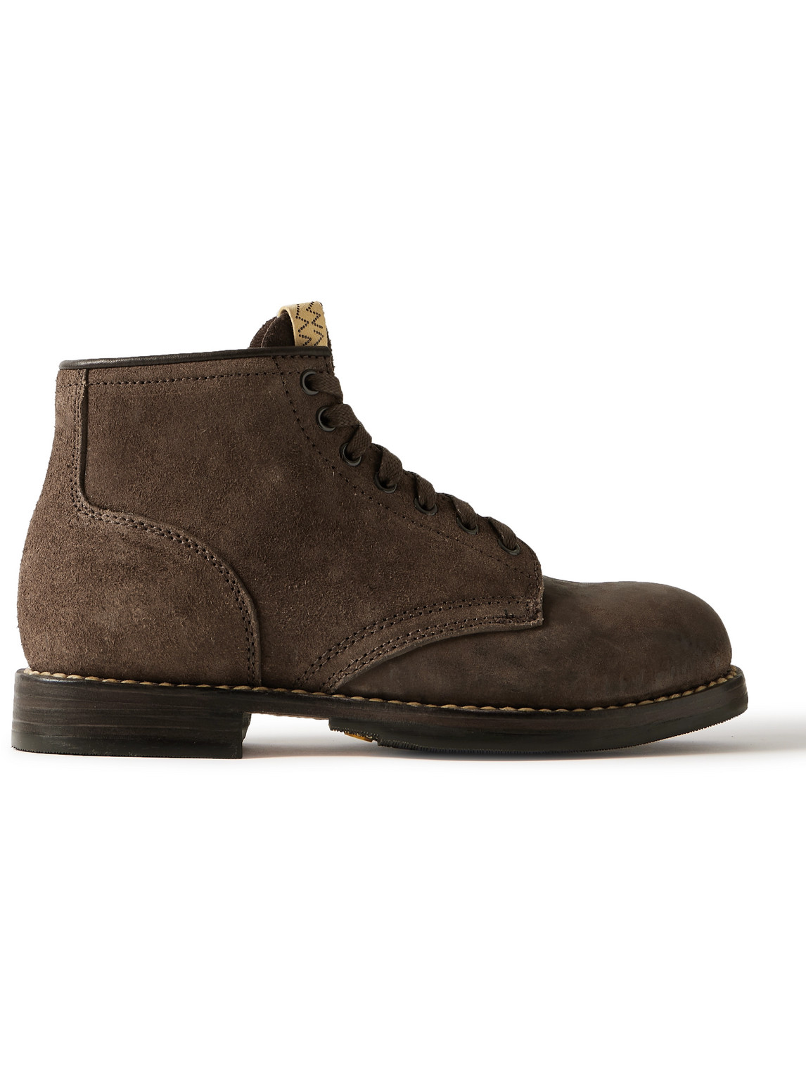 Visvim - Brigadier Suede and Distressed Nubuck Boots - Men - Brown - US 10 von Visvim