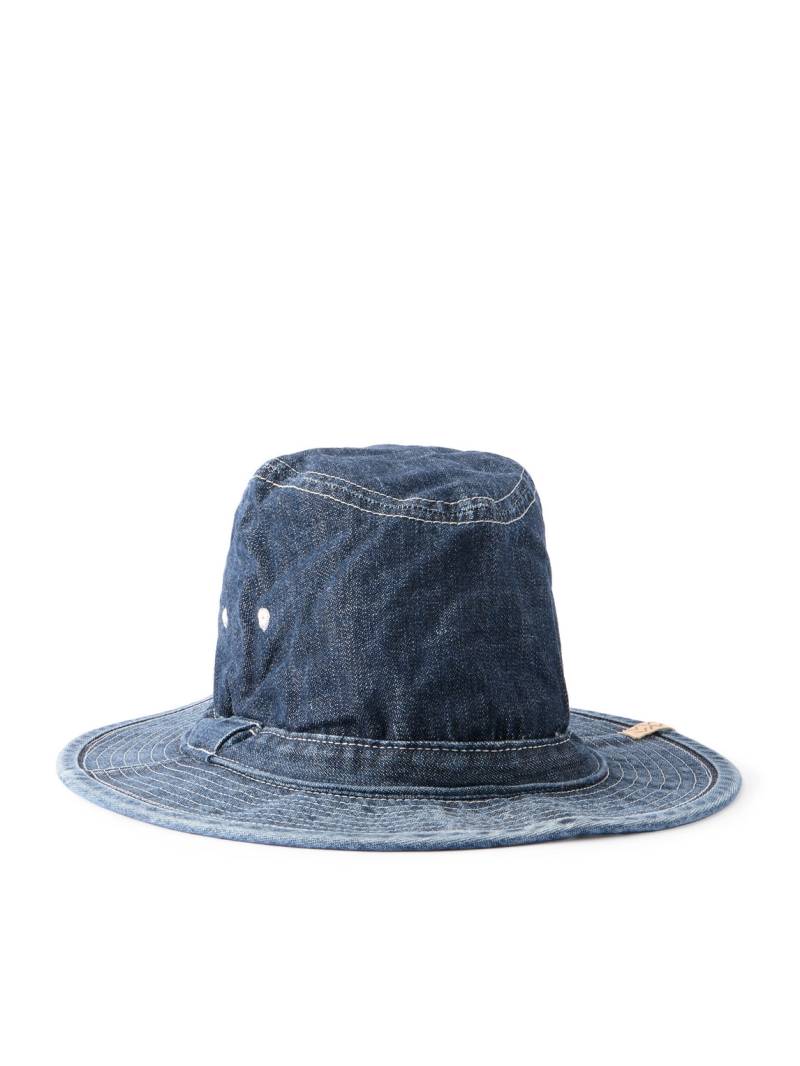Visvim - Buckley Logo-Appliqued Denim Fedora - Men - Blue - M/L von Visvim