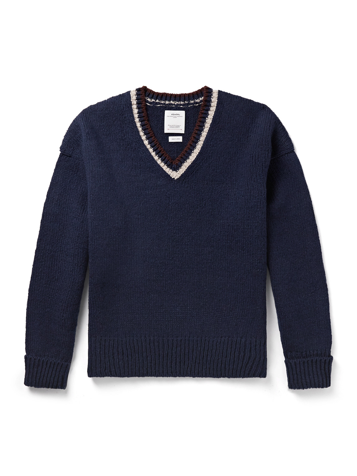 Visvim - College Wool Sweater - Men - Blue - 1 von Visvim