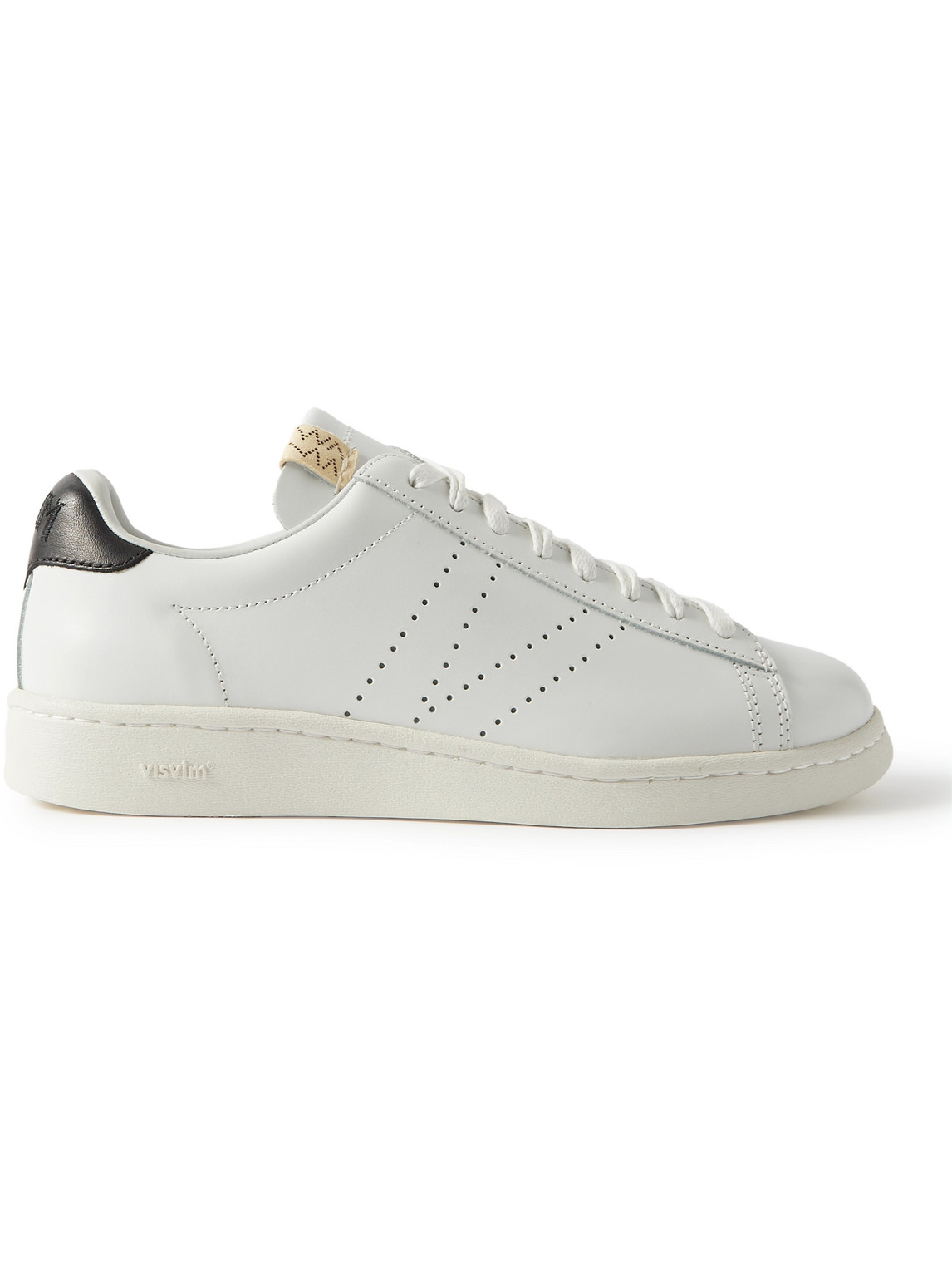 Visvim - Corda-Folk Perforated Leather Sneakers - Men - White - US 9 von Visvim