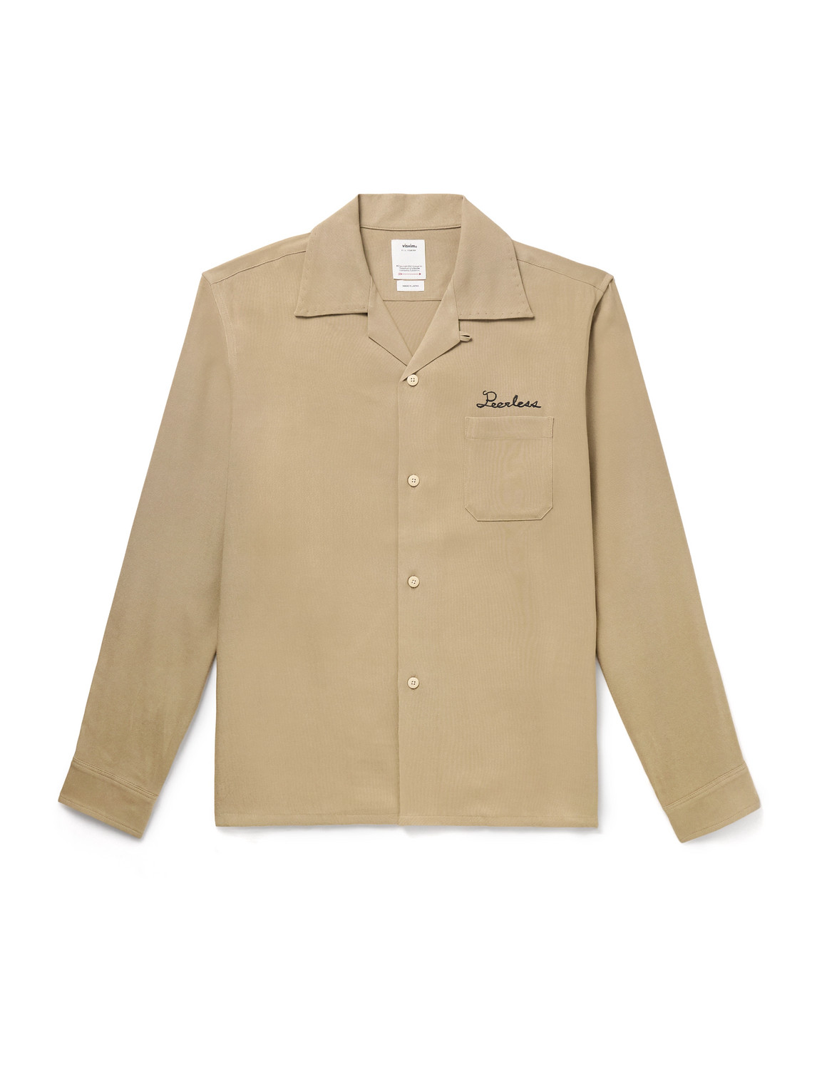 Visvim - Keesey Convertible-Collar Logo-Embroidered Woven Shirt - Men - Neutrals - 2 Visvim - Keesey Convertible-Collar Logo-Embroidered Woven Shirt - Men - Neutrals - 2 von Visvim