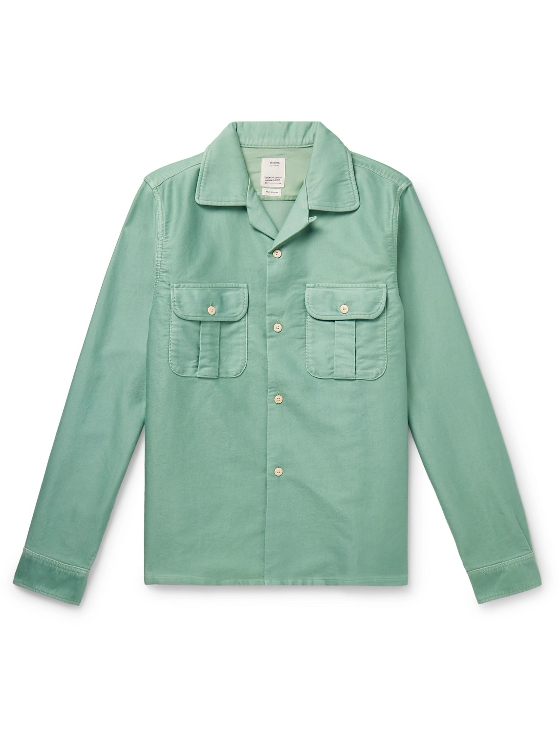 Visvim - Keesey Convertible-Collar Woven Shirt - Men - Green - 5 von Visvim