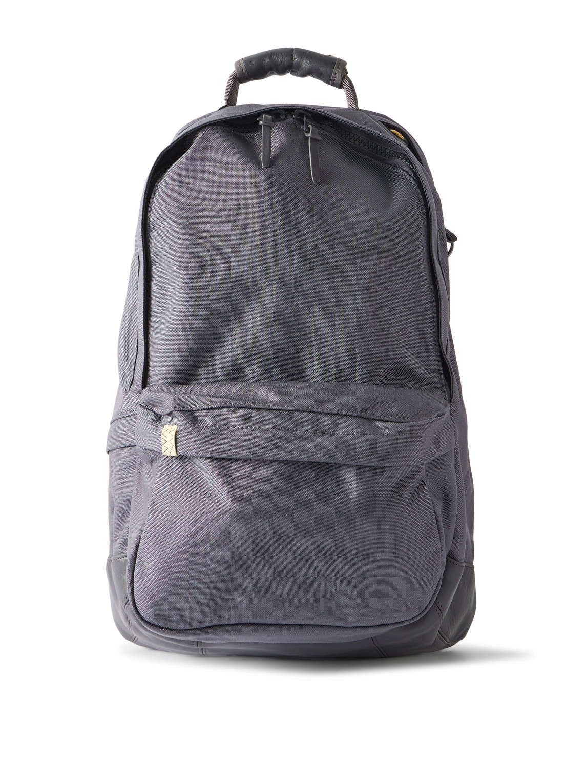 Visvim - Leather-Trimmed CORDURA® Backpack - Men - Gray von Visvim